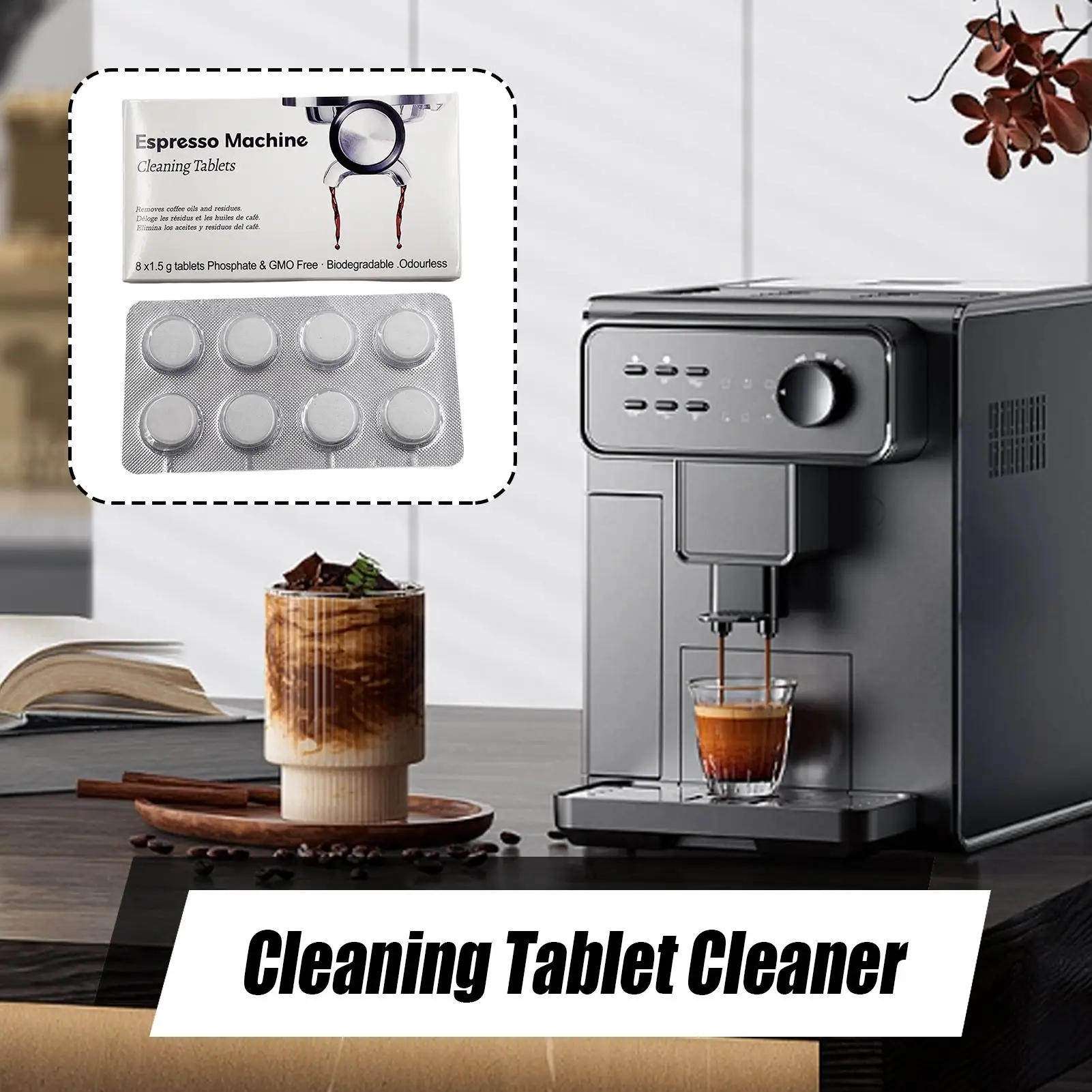 Backflush Tablet Cleaner - Tabletas de limpieza para máquinas de