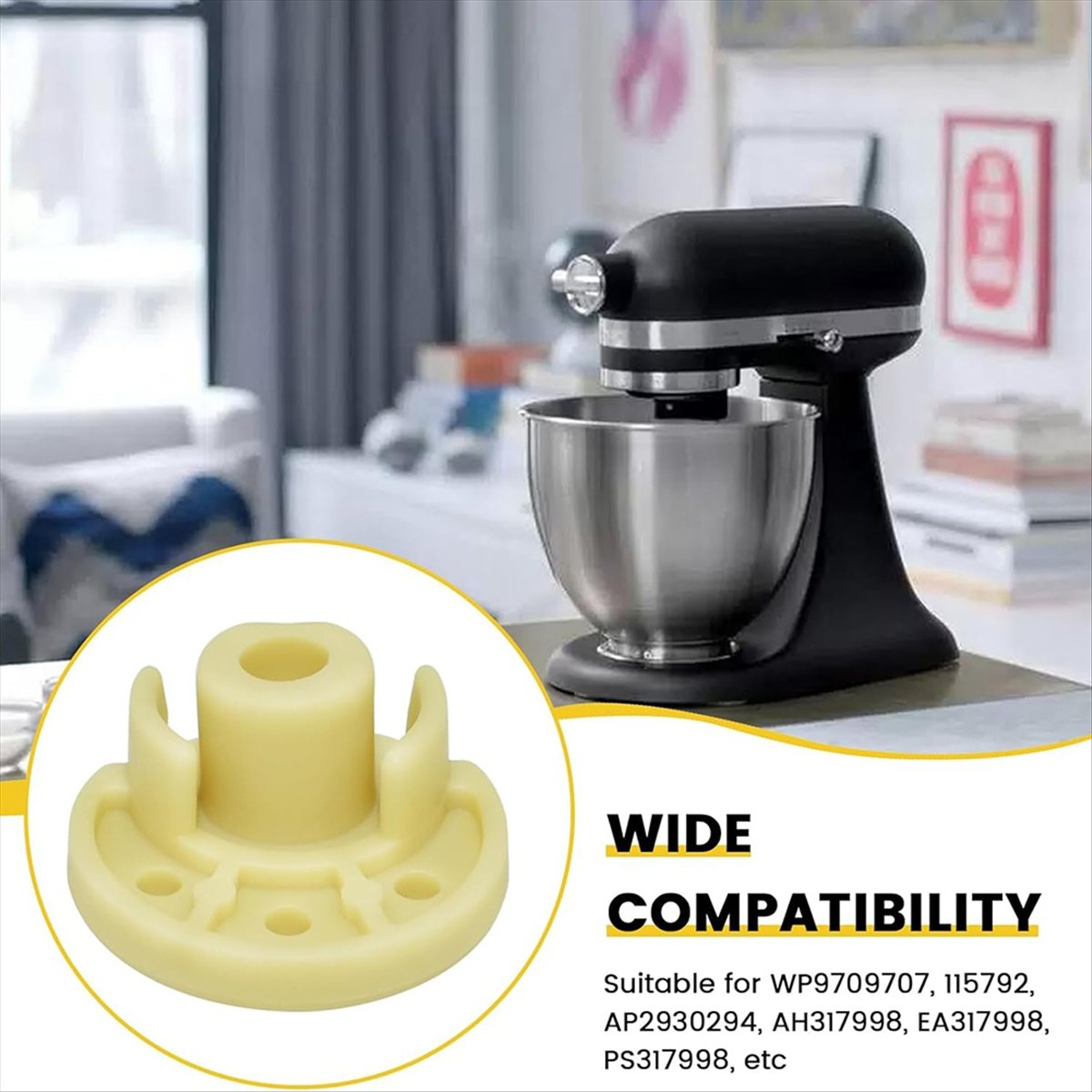 Kitchenaid Mixer Hand Mixer - Patas de Goma Inferiores para Batidora