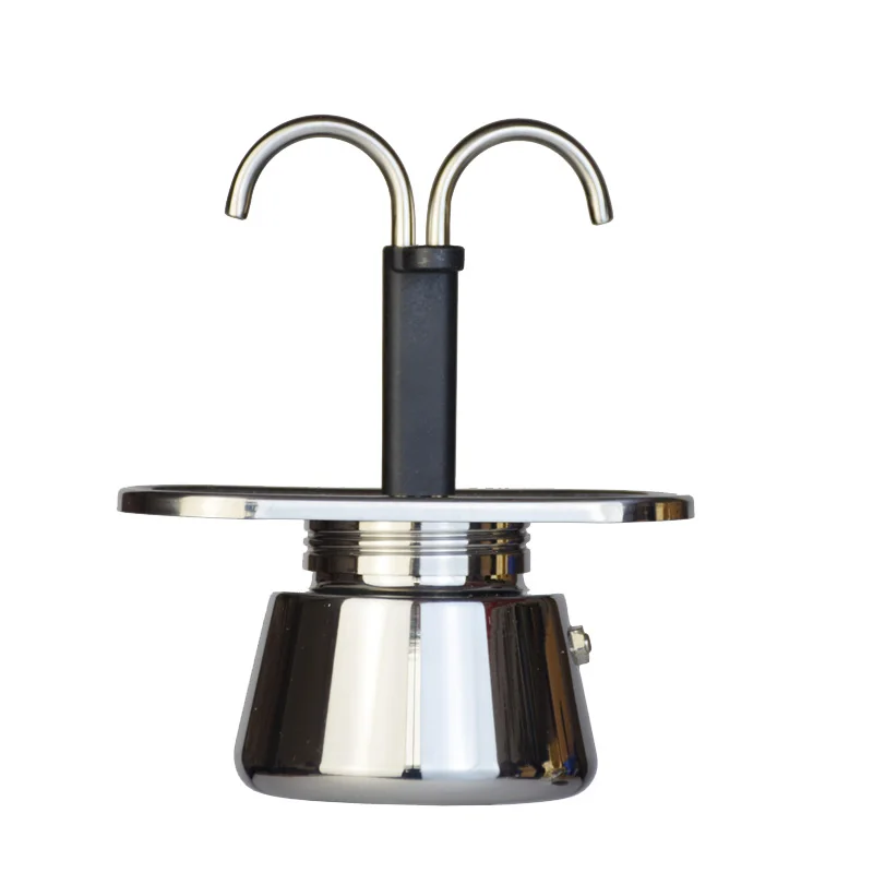 Coffee Equipment Wdt - Mini olla Moka de 200ML, doble