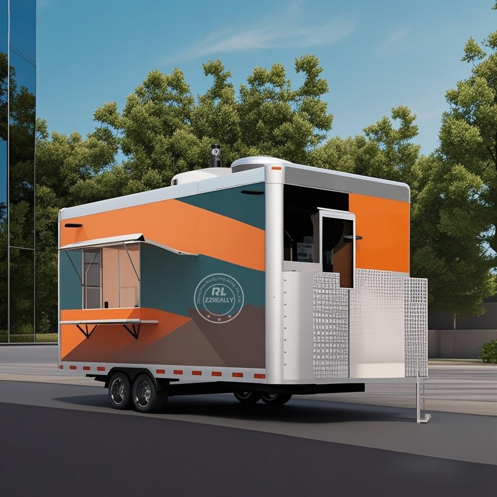 Coffee Van Equipment - Camión de comida rápida para aperitivos,