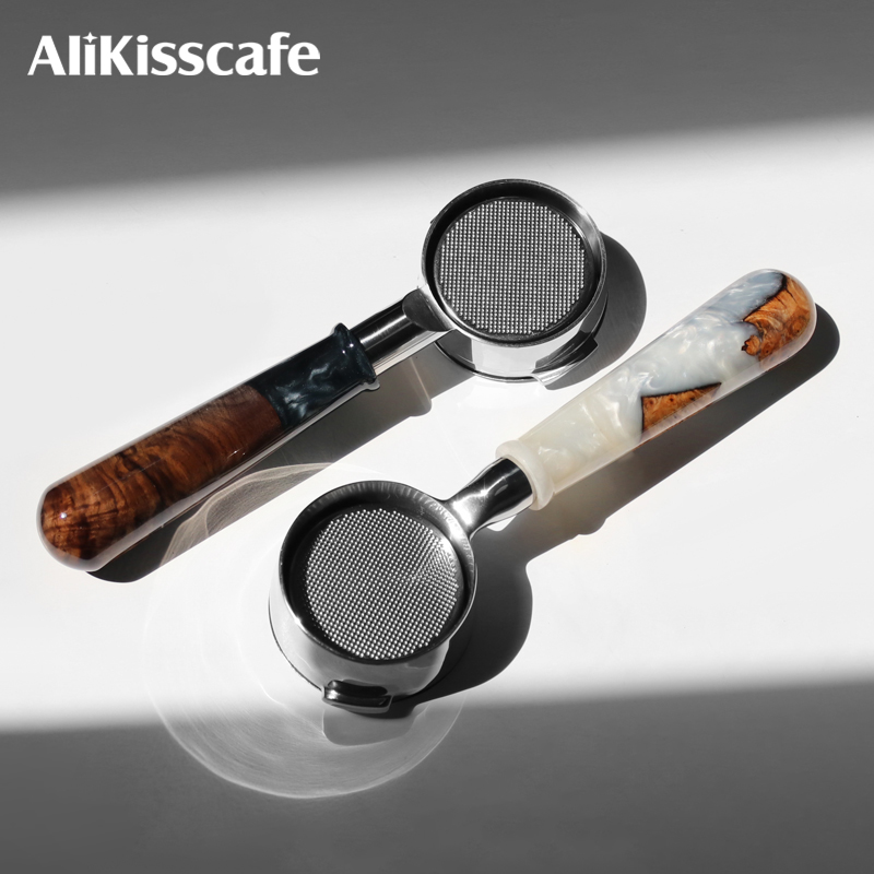 Coffee Equipment Tools - AliKisscafe-portafiltro sin fondo para café, 51mm,