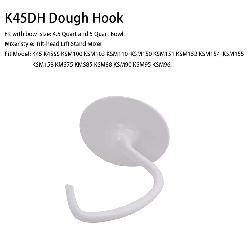 Gancho amasador K45DH, batidor - Kitchenaid Mixer Hand Mixer reseña y precio
