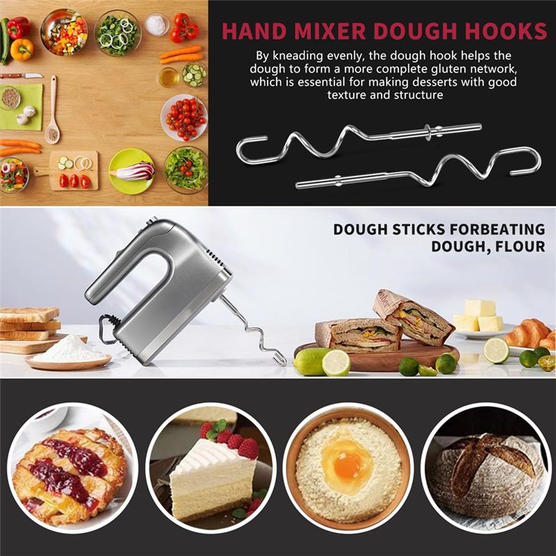 Gancho para amasar A23E para b - Kitchenaid Mixer Hand Mixer reseña y precio