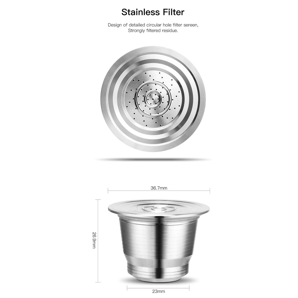 Cápsula de café reutilizable N - Coffee Equipment Wdt reseña y precio