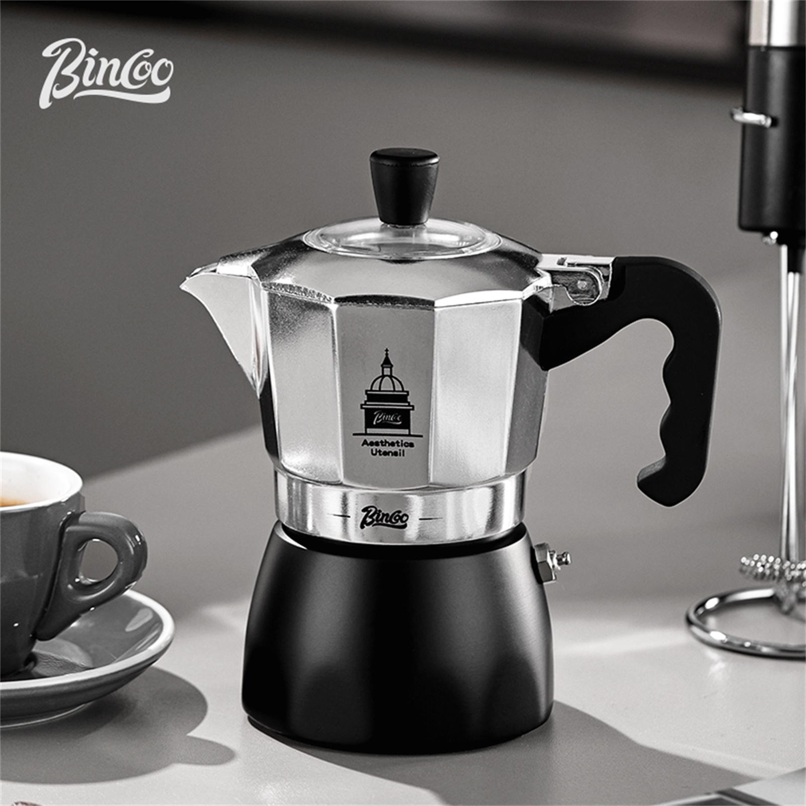 BINCOO Olla Moka de doble válv - Coffee Equipment Wdt reseña y precio