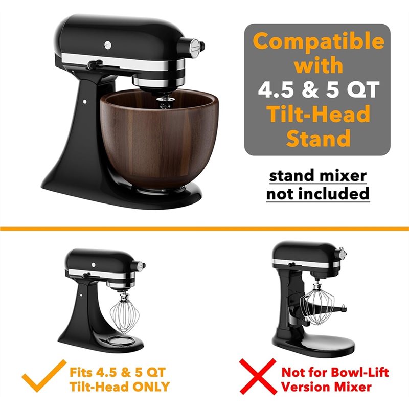 Soporte de Madera de Acacia pa - Kitchenaid Mixer Hand Mixer reseña y precio