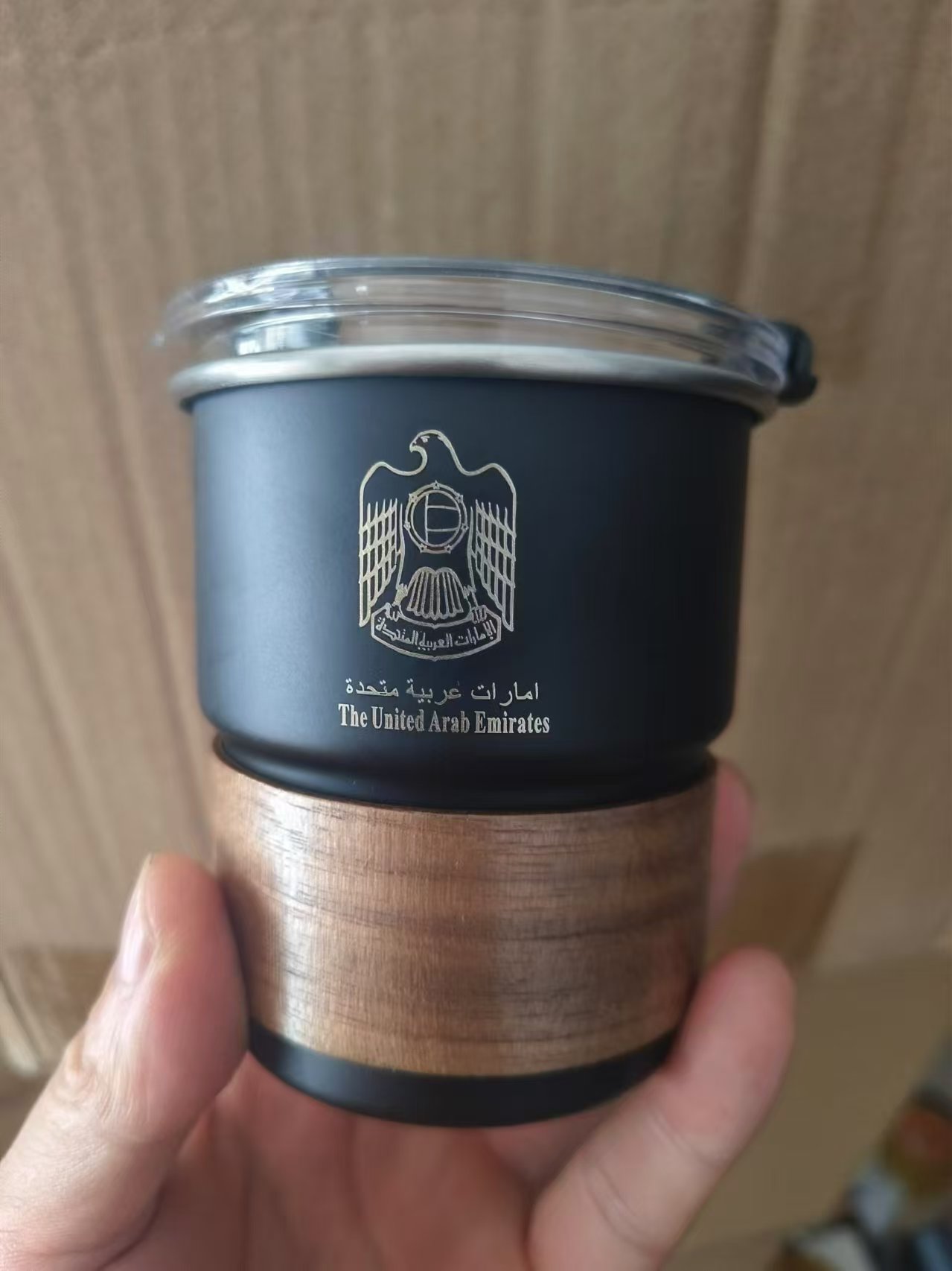 Taza de acero inoxidable con l - Coffee Equipment Logo reseña y precio