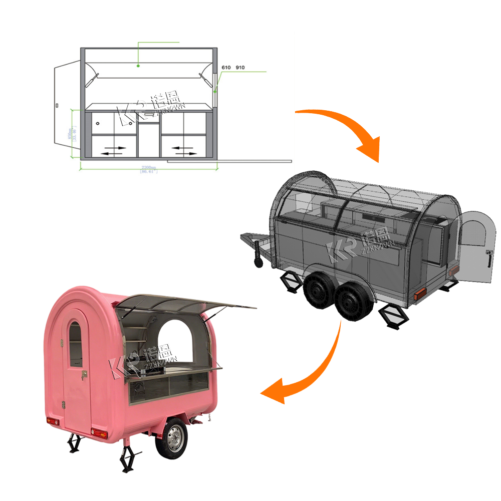 Concession de calle comercial, - Coffee Van Equipment reseña y precio